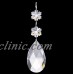 12Pcs Teardrop Chandelier Crystal Pendants Snowflake Crystal Connectors Hanging   323247703851